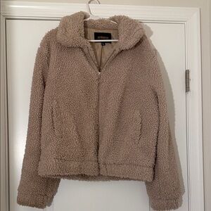 Ambiance Tan Teddy Jacket